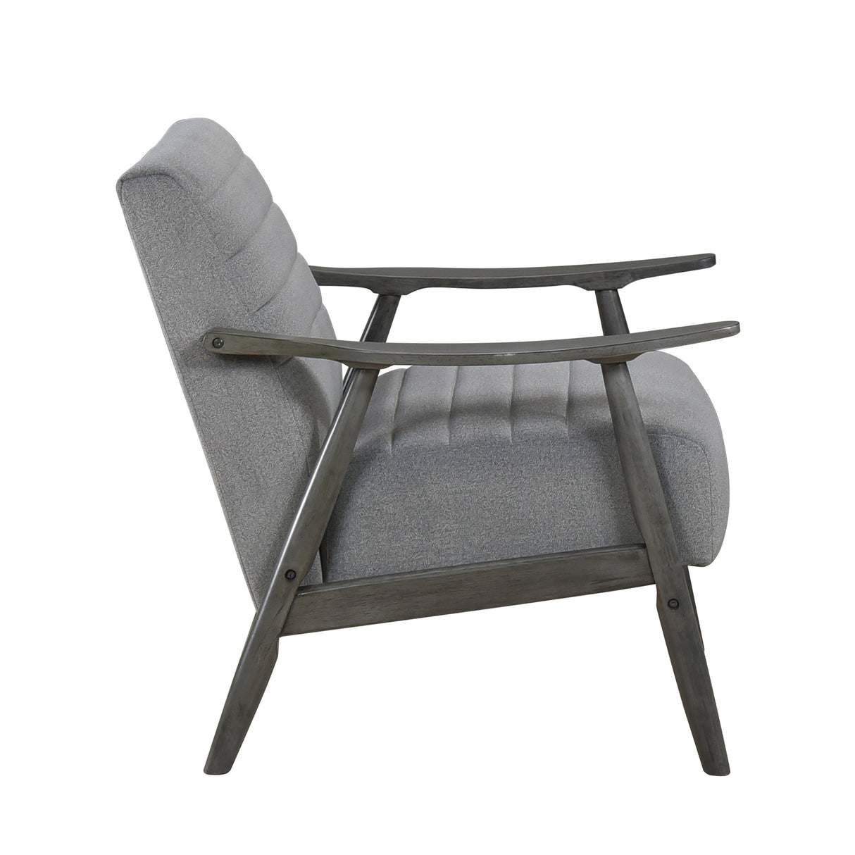 Greeley Gray Velvet Accent Chair