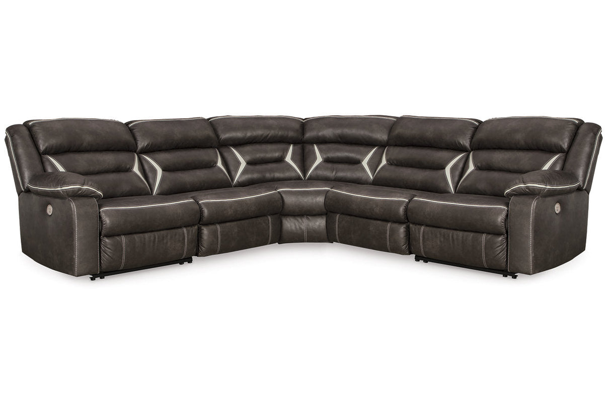 Kincord Midnight 5-Piece Power Reclining Sectional