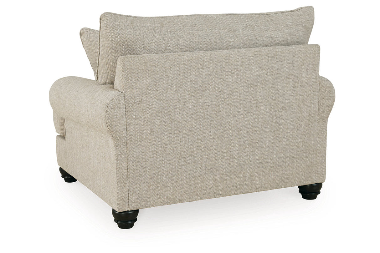 Asanti Fog Sofa, Loveseat, Oversized Chair and Ottoman