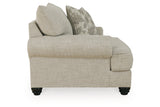 Asanti Fog Oversized Chair and Ottoman