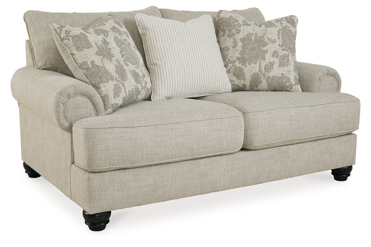 Asanti Fog Sofa, Loveseat and Ottoman