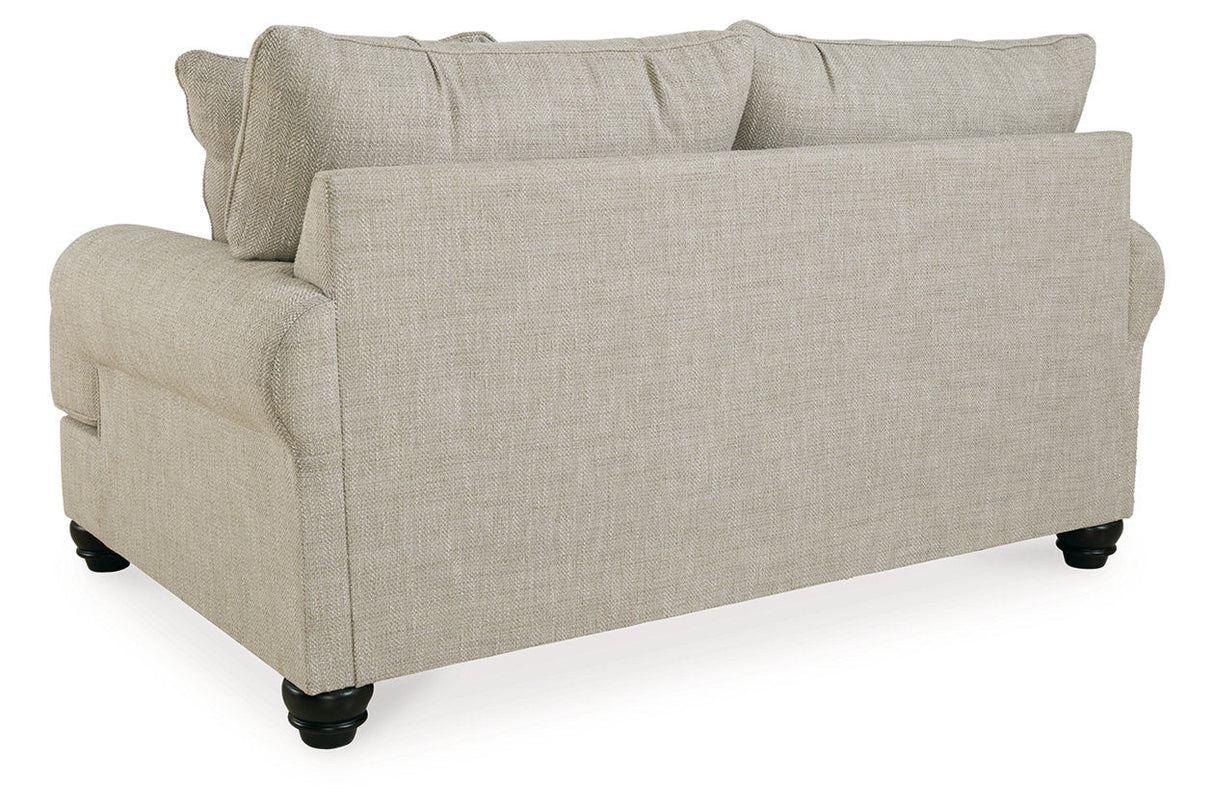 Asanti Fog Sofa, Loveseat, Oversized Chair and Ottoman