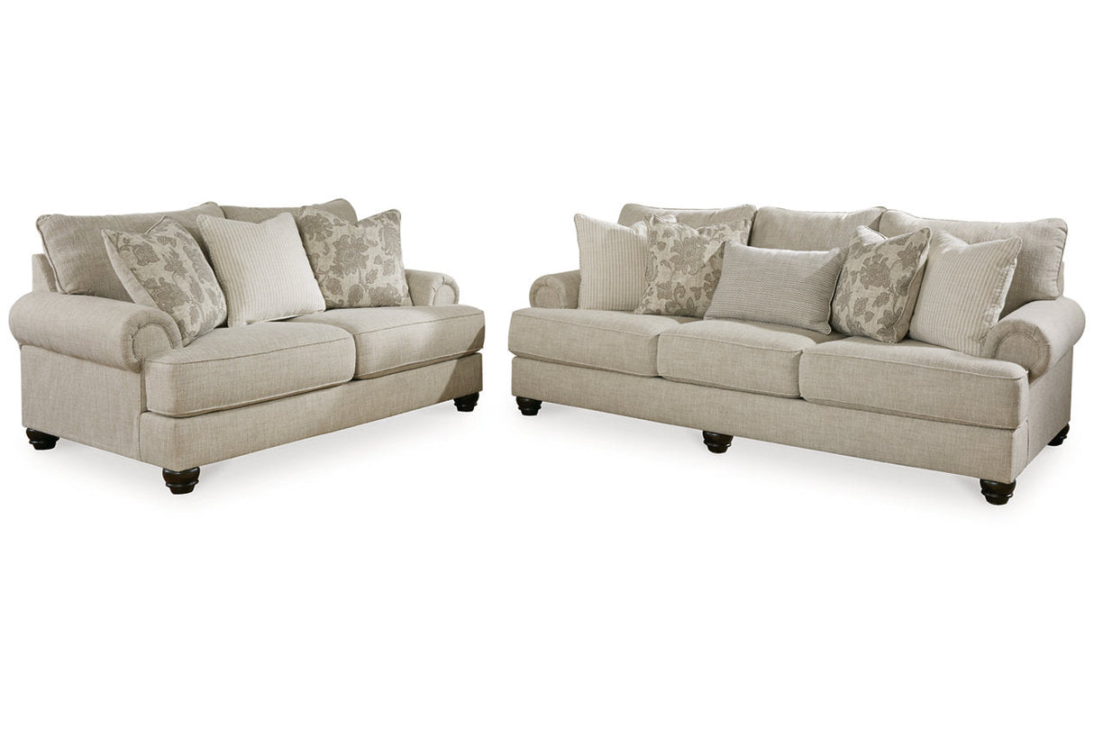 Asanti Fog Sofa and Loveseat