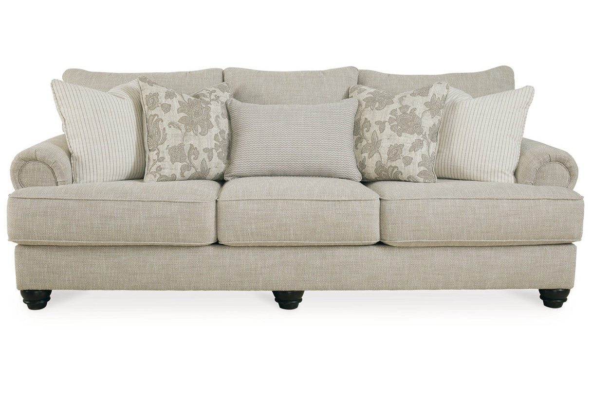 Asanti Fog Sofa, Loveseat, Oversized Chair and Ottoman