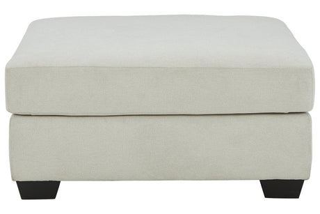 Lowder Stone Oversized Accent Ottoman