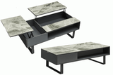 1388 Coffee Table w/ storage Grey by ESF Furniture at Eve Furniture