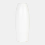 14"h Face Vase, White