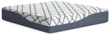 14 Inch Chime Elite 2.0 White/Blue King Mattress