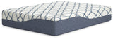 14 Inch Chime Elite 2.0 White/Blue Queen Mattress