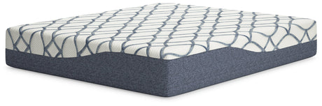 14 Inch Chime Elite 2.0 White/Blue California King Mattress by Ashley at Eve Furniture