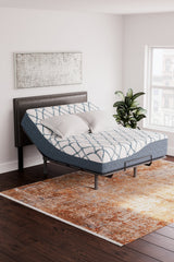 14 Inch Chime Elite 2.0 White/Blue California King Mattress by ASHLEY FURNITURE at Eve Furniture