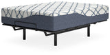 14 Inch Chime Elite 2.0 White/Blue California King Mattress by ASHLEY FURNITURE at Eve Furniture
