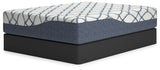 14 Inch Chime Elite 2.0 White/Blue California King Mattress by ASHLEY FURNITURE at Eve Furniture