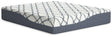 14 Inch Chime Elite 2.0 White/Blue California King Mattress by ASHLEY FURNITURE at Eve Furniture