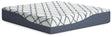 14 Inch Chime Elite 2.0 White/Blue King Mattress by Ashley at Eve Furniture