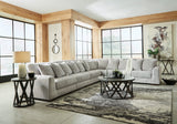 Regent Park Pewter 6-Piece Sectional