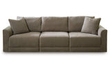 Raeanna Storm 3-Piece Sectional Sofa