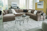 Raeanna Storm 6-Piece LAF Chaise Sectional