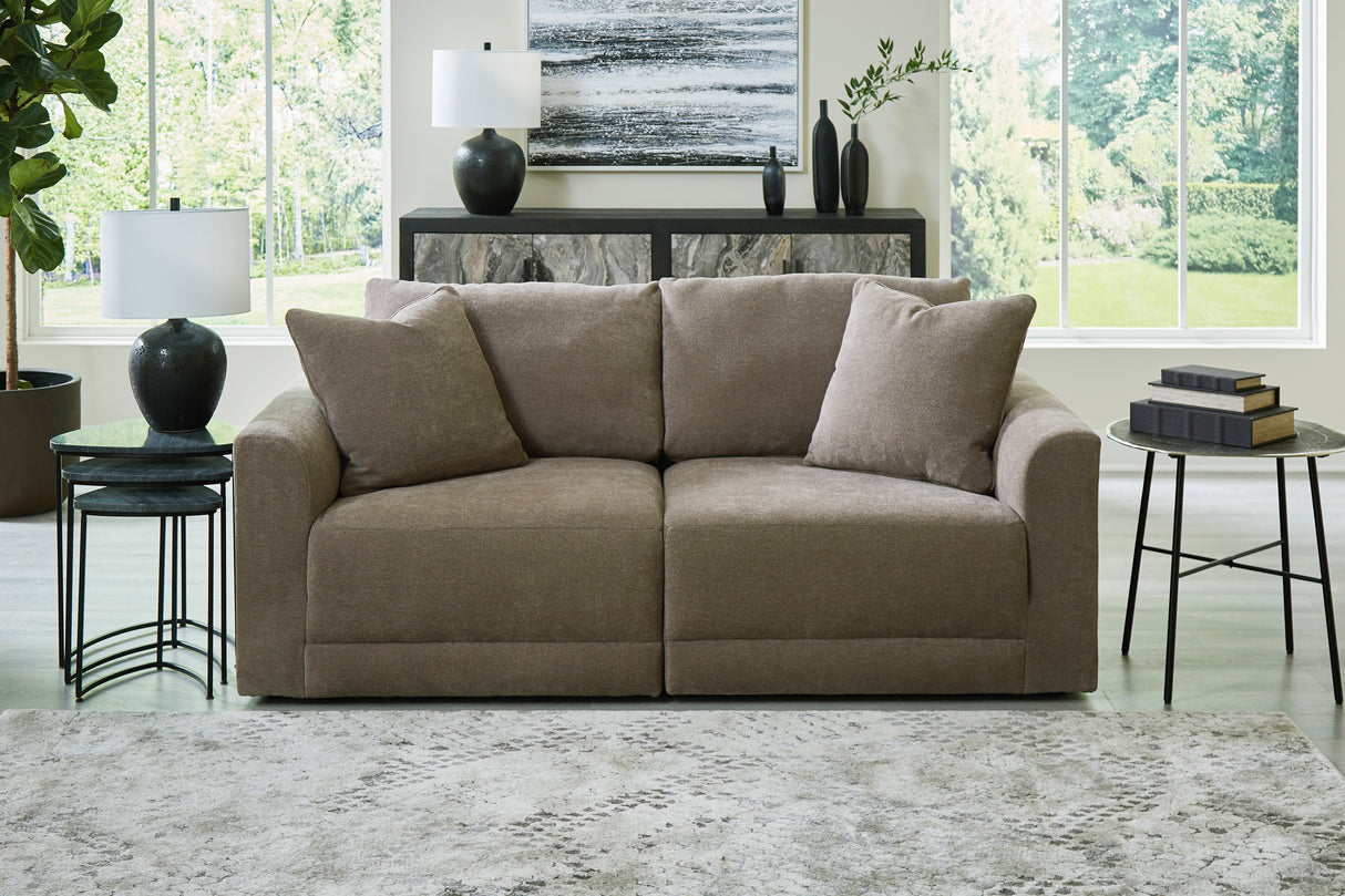 Raeanna Storm 2-Piece Sectional Loveseat