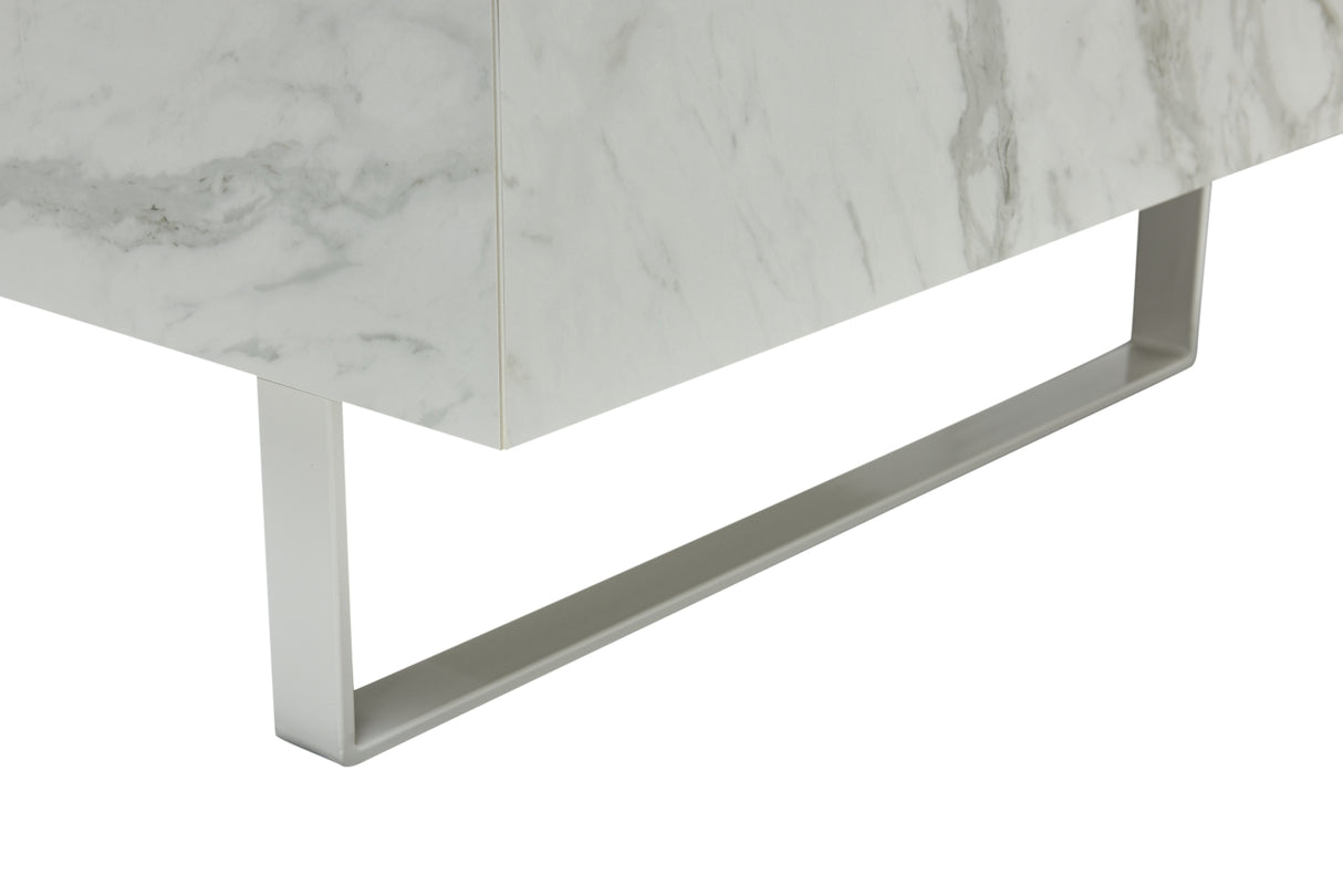 1498 White marble Coffee Table by ESF Furniture at Eve Furniture