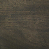 Juego de comedor Parkwood de 5 piezas gris carbón/negro con mesa cuadrada y sillas laterales de respaldo de listones