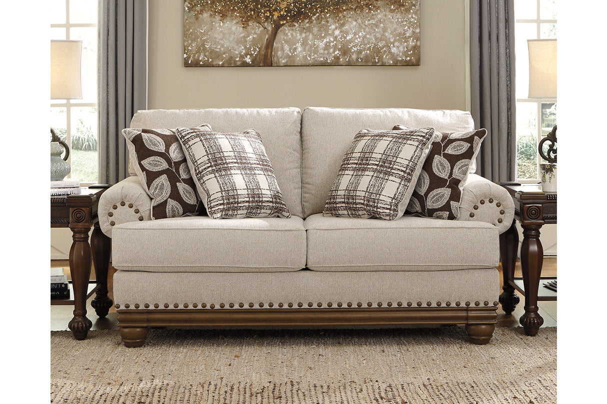 Harleson Wheat Sofa, Loveseat, and Chair