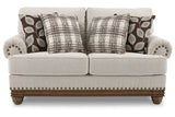 Harleson Wheat Loveseat, Chair, and Ottoman