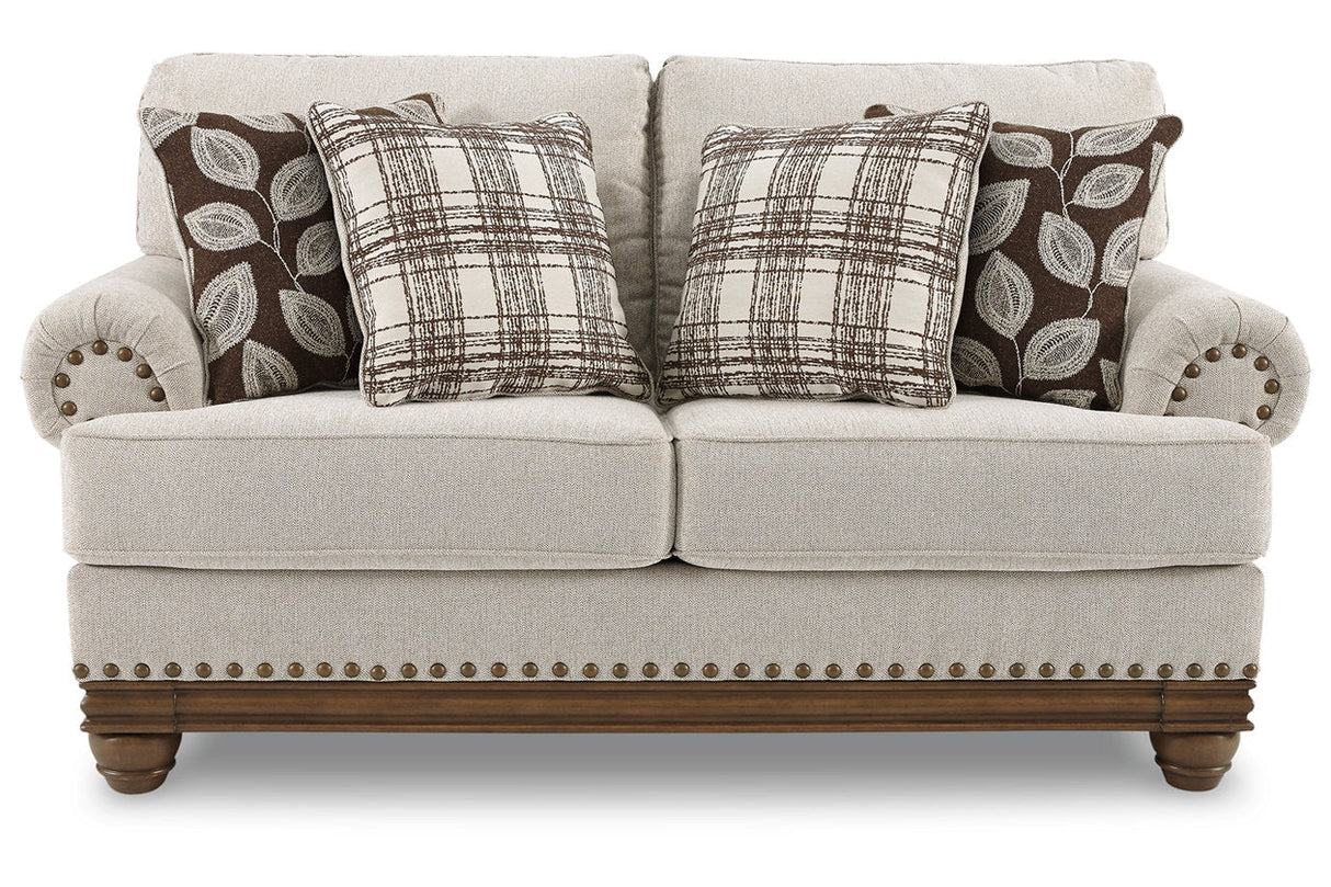 Harleson Wheat Sofa and Loveseat