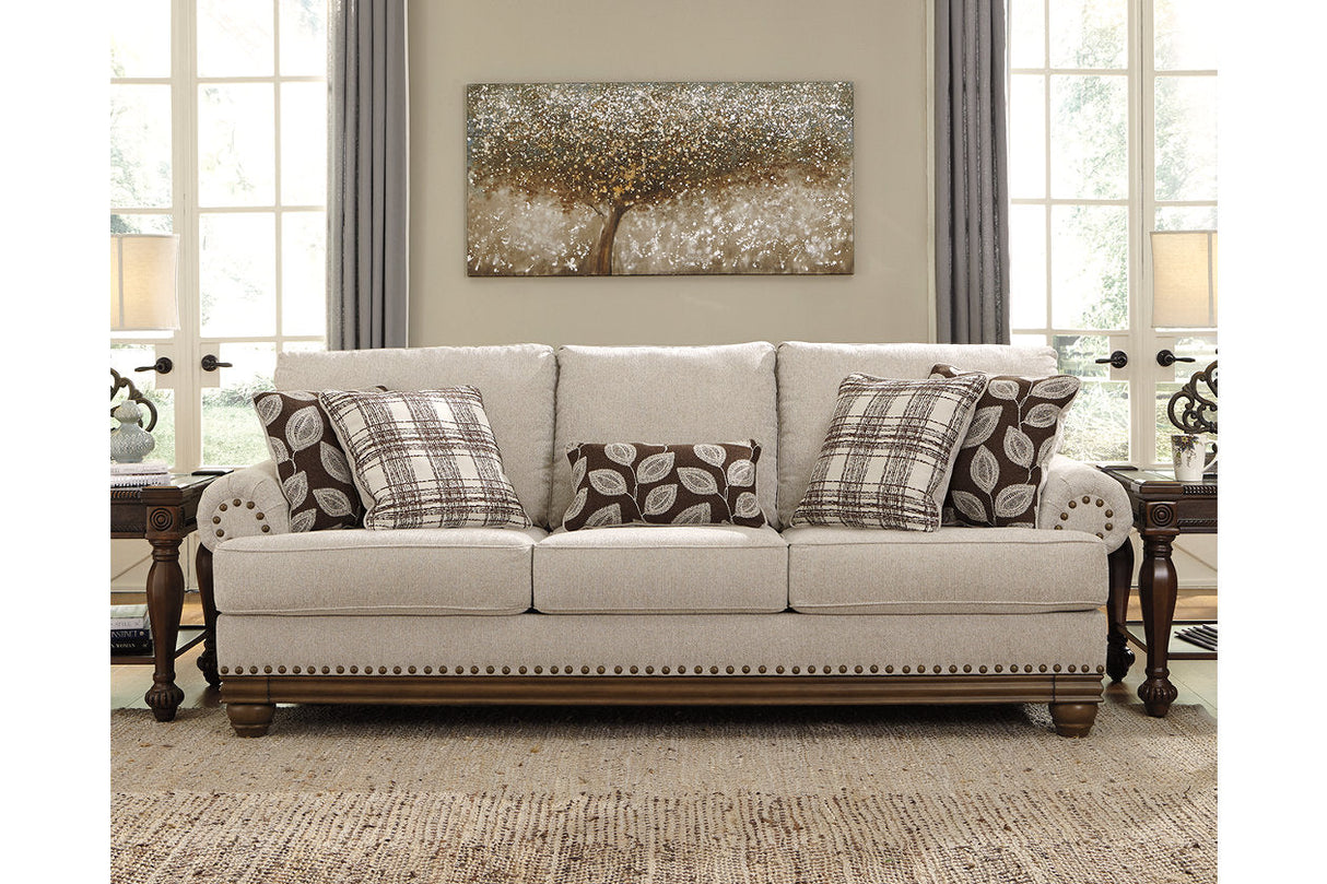 Harleson Wheat Sofa, Loveseat, and Chair