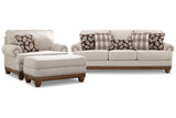 Harleson Wheat Sofa, Chair, and Ottoman