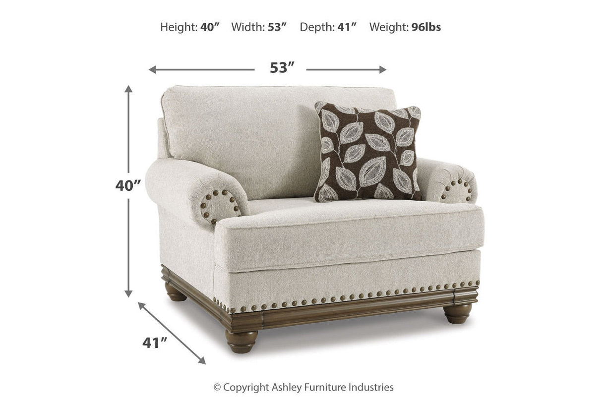 Harleson Wheat Loveseat, Chair, and Ottoman