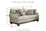 Harleson Wheat Loveseat, Chair, and Ottoman