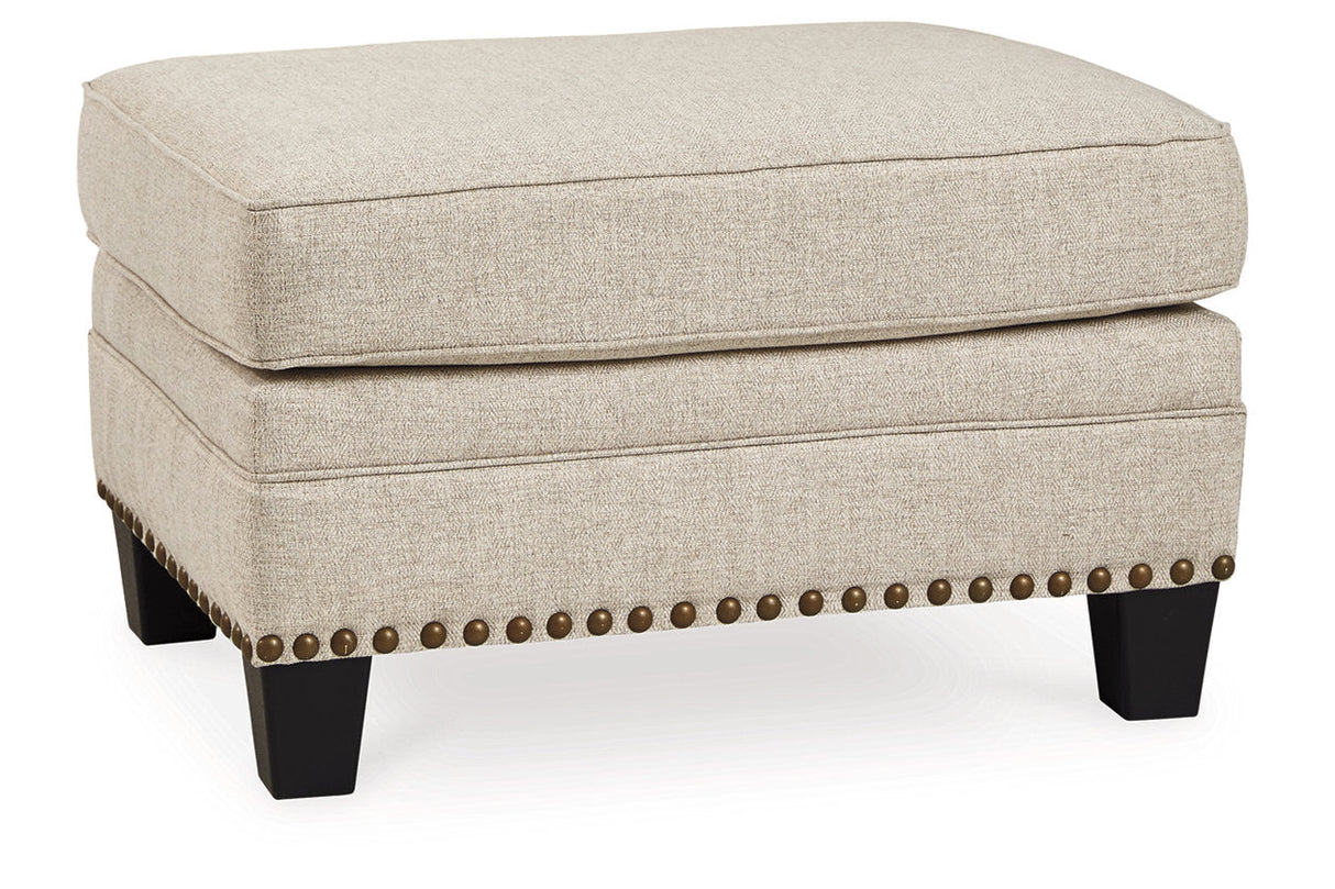 Claredon Linen Sofa, Loveseat, Chair and Ottoman