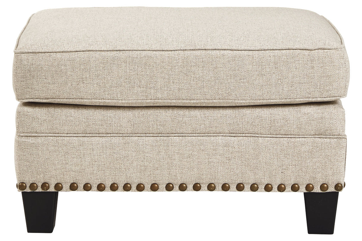 Claredon Linen Ottoman