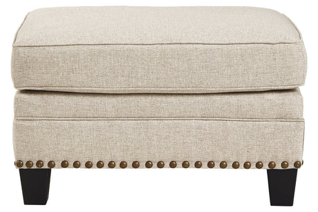 Claredon Linen Ottoman