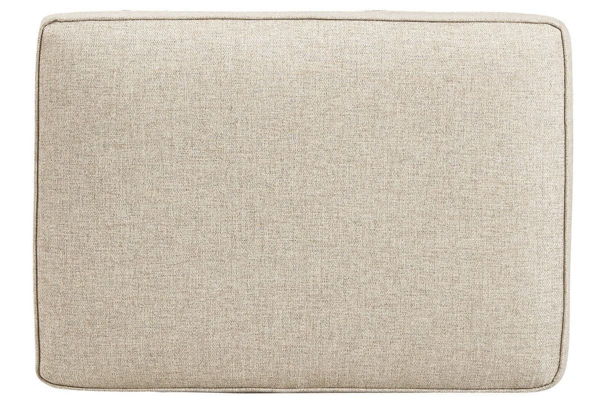 Claredon Linen Ottoman