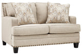 Claredon Linen Loveseat