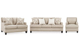 Claredon Linen Sofa, Loveseat and Chair