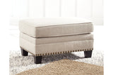 Claredon Linen Ottoman