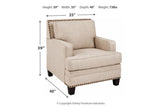 Claredon Linen Sofa, Loveseat and Chair