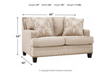 Claredon Linen Sofa, Loveseat and Chair