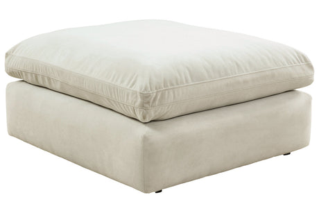 Sophie Light Gray Oversized Accent Ottoman