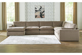 Sophie Cocoa 6-Piece Sectional with Chaise