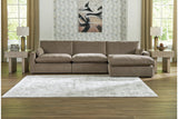 Sophie Cocoa 3-Piece Sectional Sofa Chaise