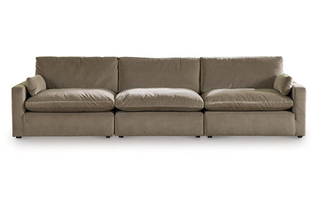 Sophie Cocoa 3-Piece Sectional Sofa
