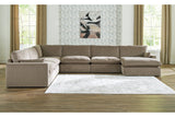 Sophie Cocoa 6-Piece Sectional with Chaise