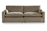 Sophie Cocoa 2-Piece Sectional Loveseat