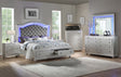 Shiney Silver Bedroom Set by Cosmos Furniture at Eve Furniture