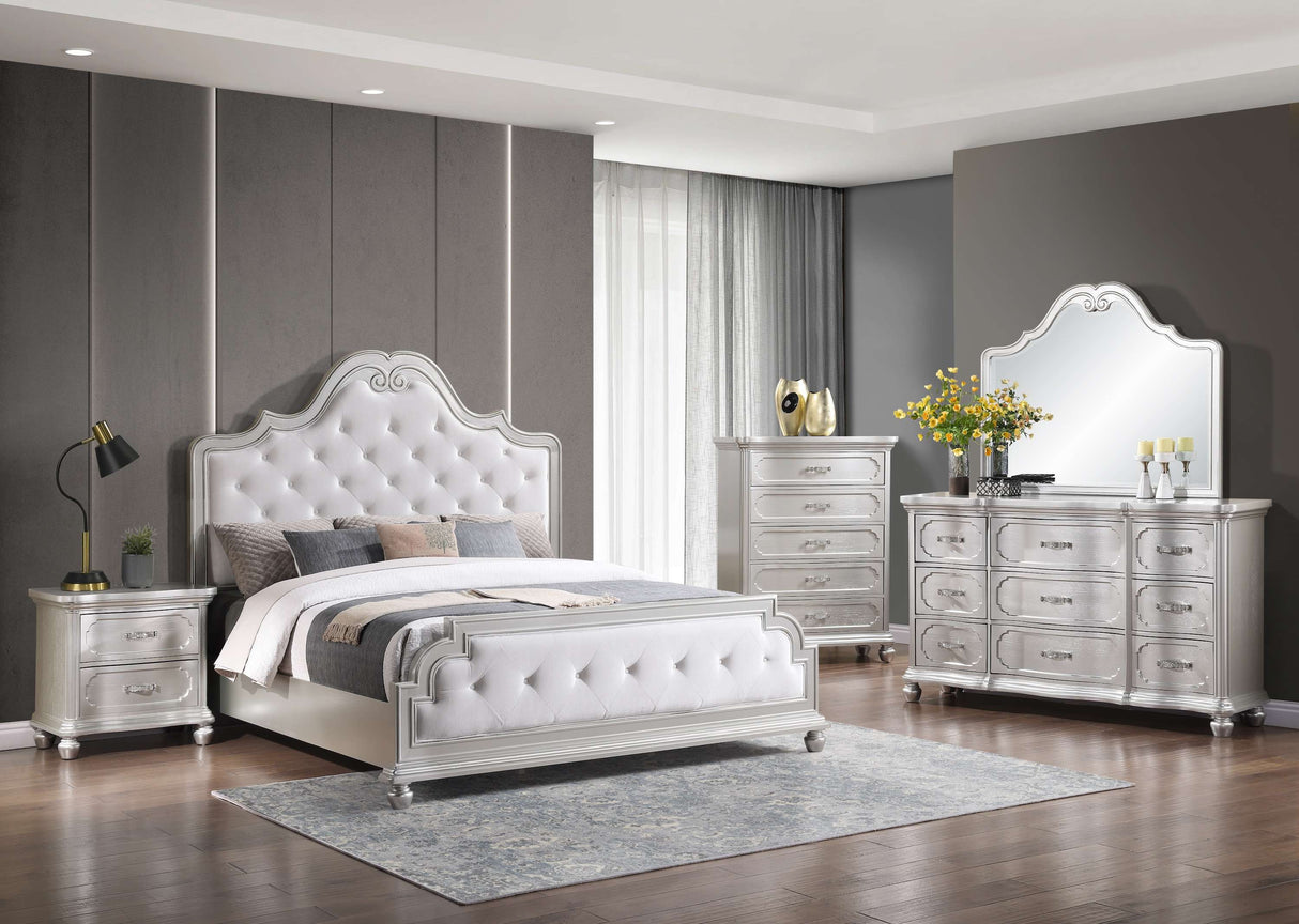 Roma Silver Bedroom Set
