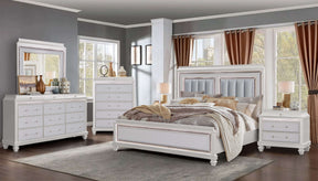 Sabrina White Bedroom Set by Cosmos Furniture at Eve Furniture